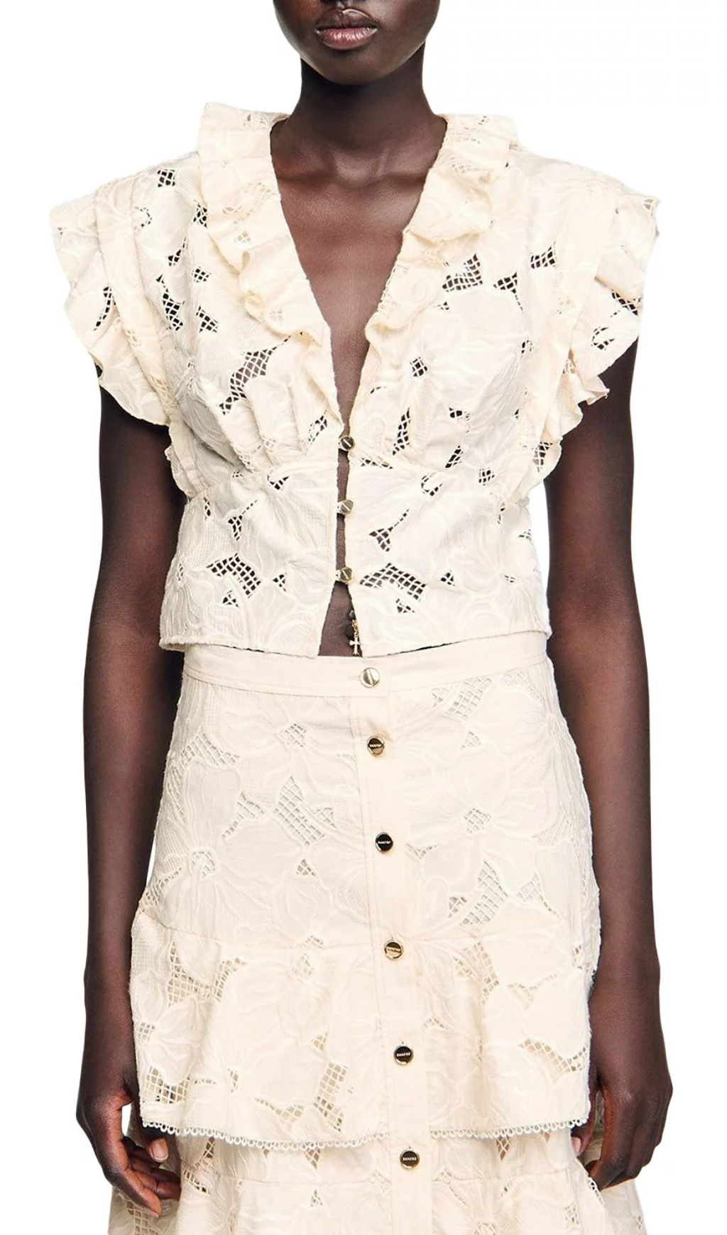 Embroidered Crop Top 1 — image 2